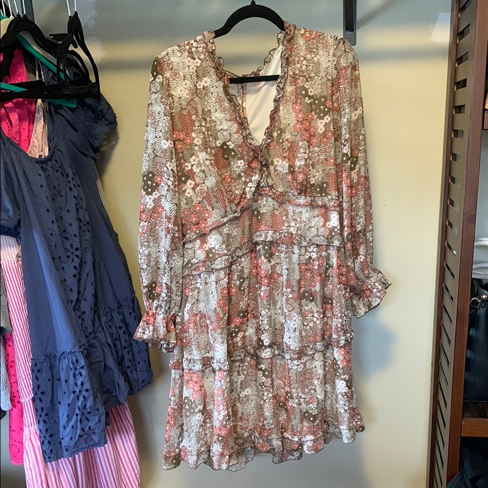 Floral Ruffle Dress